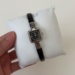 DKNY Croc Embossed Steel Watch